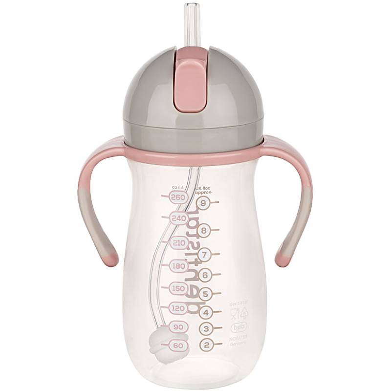 Поилка Dentistar с трубочкой 260 мл Pink (34113-2) Комплектация Поилка, ершик для чистки соломинки