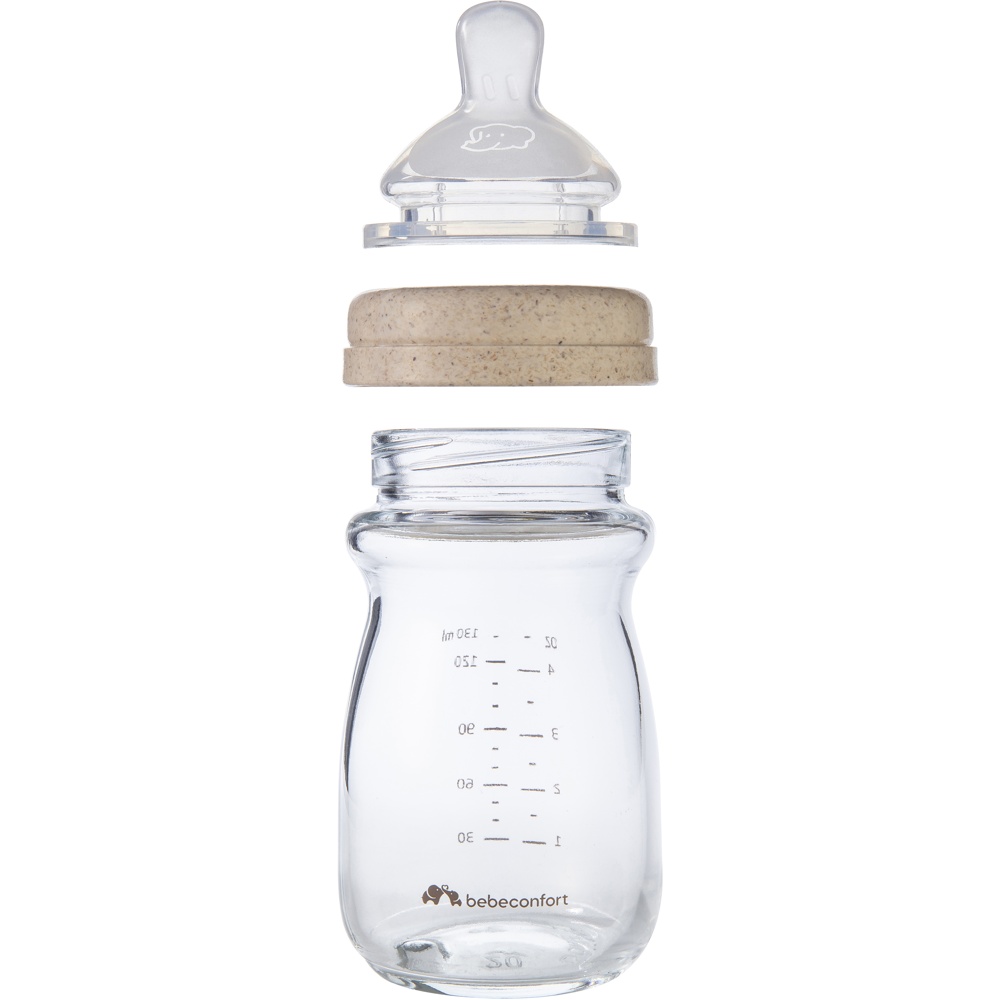 Пляшечка BEBE CONFORT Physio Air 130ml Sand 0+ (3102202290) Для універсально