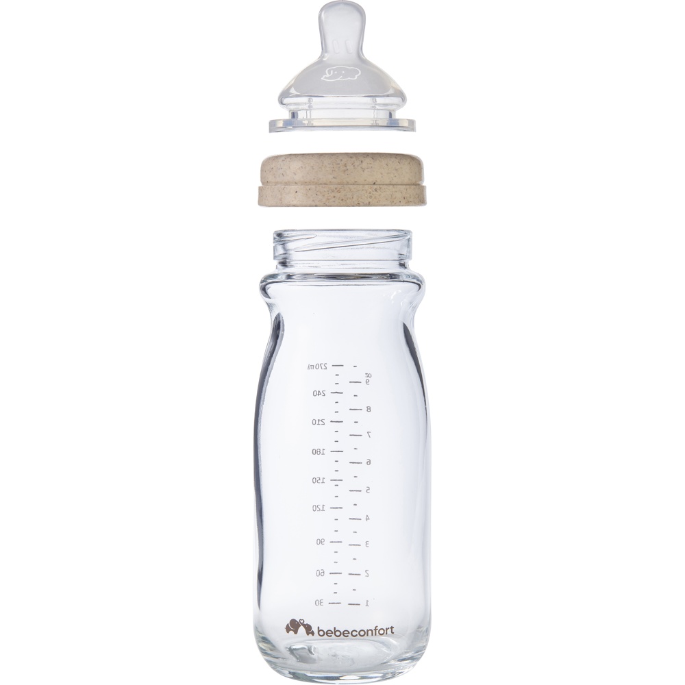 Пляшечка BEBE CONFORT Physio Air 270ml Sand 3+ (3102202310) Додатково Підходить для НВЧ; Підходить для посудомийної машини