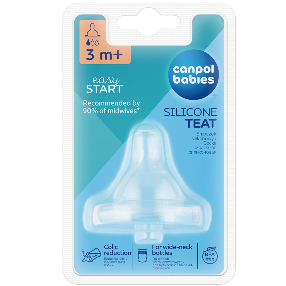 Соска CANPOL BABIES EasyStart медленный поток (21/720) Возраст 3+