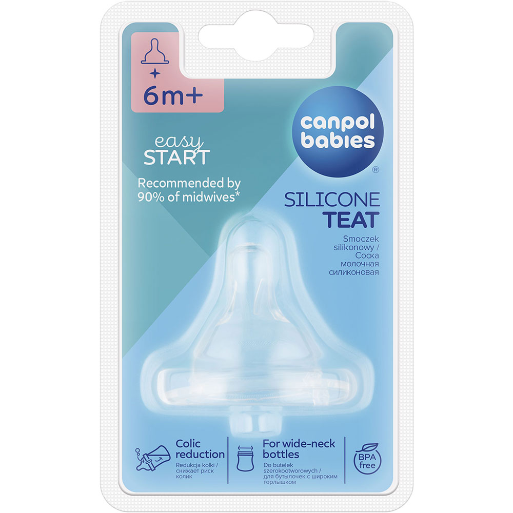 Соска CANPOL BABIES EasyStart 3-х позиционная 1 шт (21/724) Возраст 6+