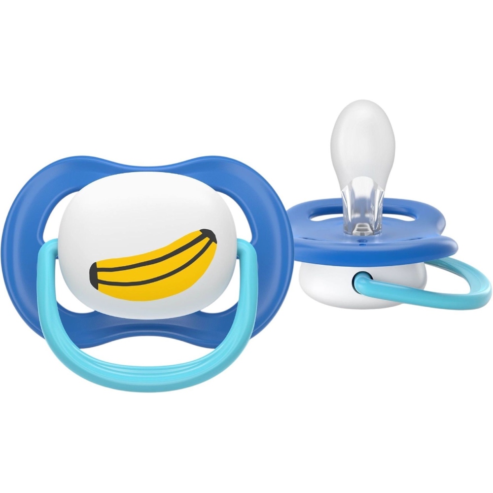 Пустышка PHILIPS AVENT Ultra Air 6-18 мес. 2 шт. (SCF080/26) Материал силикон