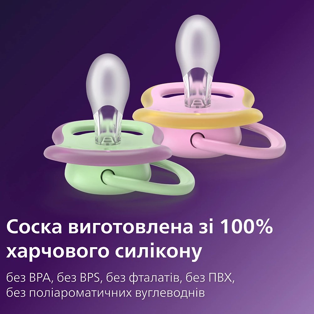 Внешний вид Пустышка PHILIPS AVENT Ultra Air 6-18 мес. 2 шт. (SCF087/13)