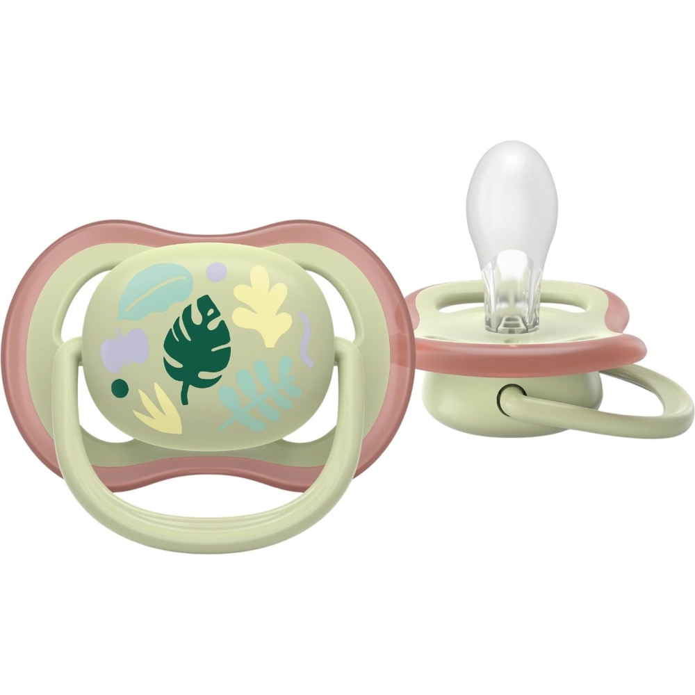 Пустышка PHILIPS AVENT Ultra Air 6-18 мес. 2 шт. (SCF087/17) Материал силикон