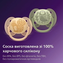 Пустышка PHILIPS AVENT Ultra Soft 0-6 мес. 2 шт. (SCF091/46)