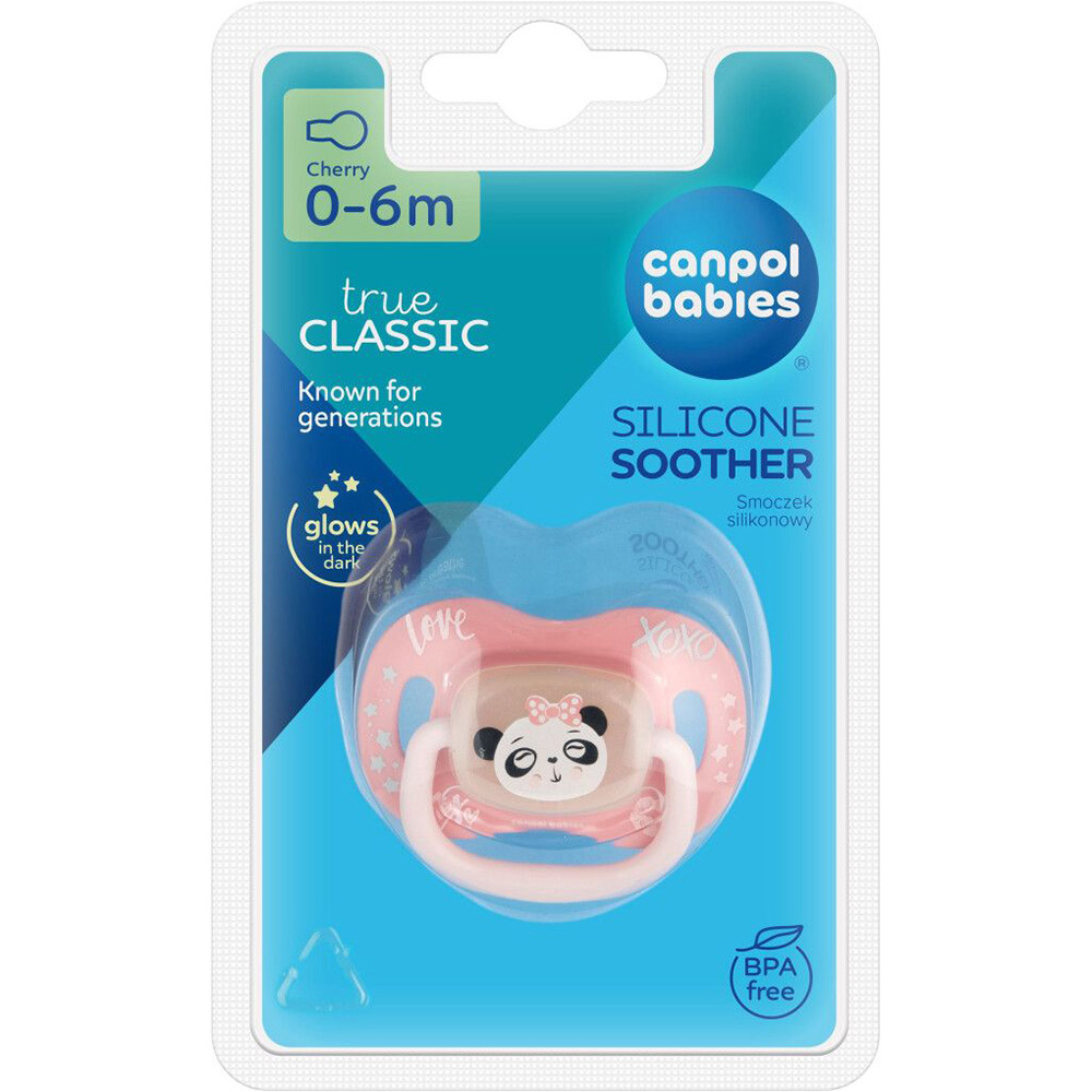 Пустышка CANPOL BABIES Exotic Animals Panda 0-6 месяцев (34/933_panda) Размер (возраст) размер А (от 0 до 6 месяцев)