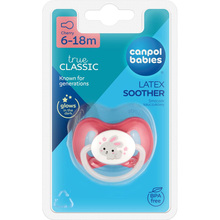 Пустышка CANPOL BABIES Bunny&Company 6-18 месяцев (23/278_pin_new)