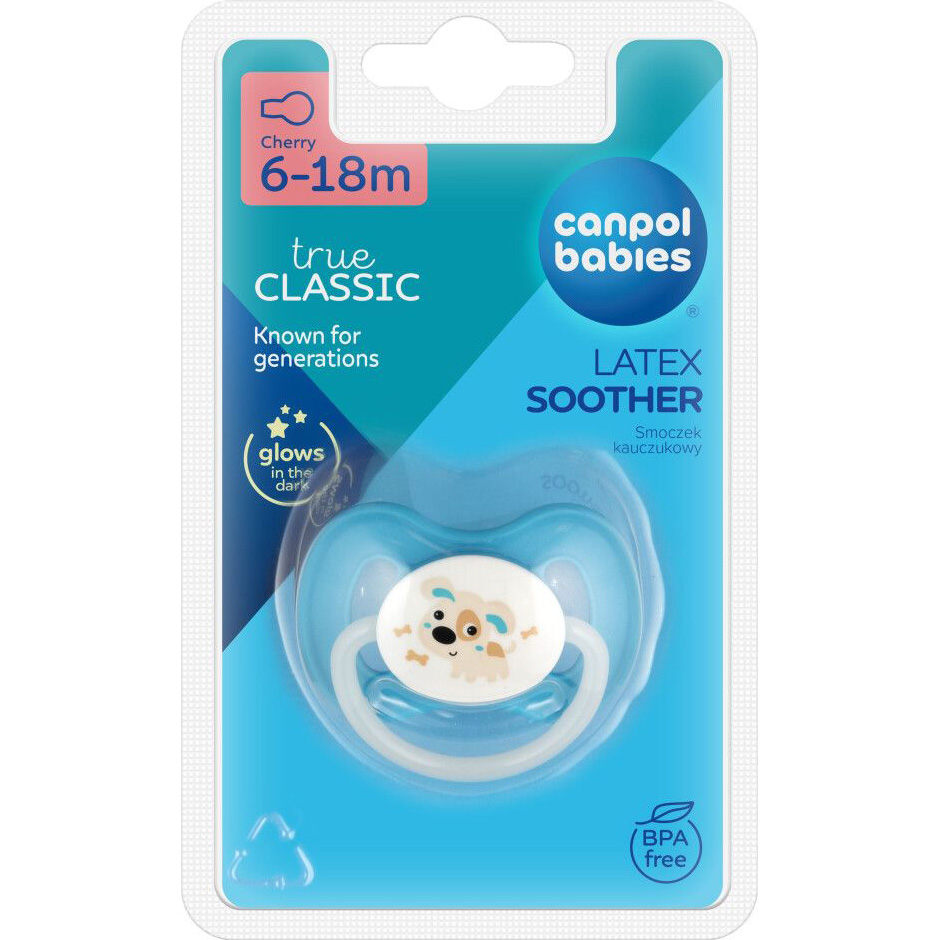 Пустышка CANPOL BABIES Bunny&Company 6-18 месяцев (23/278_blu_new) Размер (возраст) размер В (от 6 до 18 месяцев)