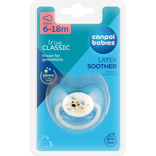 Пустышка CANPOL BABIES Bunny&Company 6-18 месяцев (23/278_blu_new)