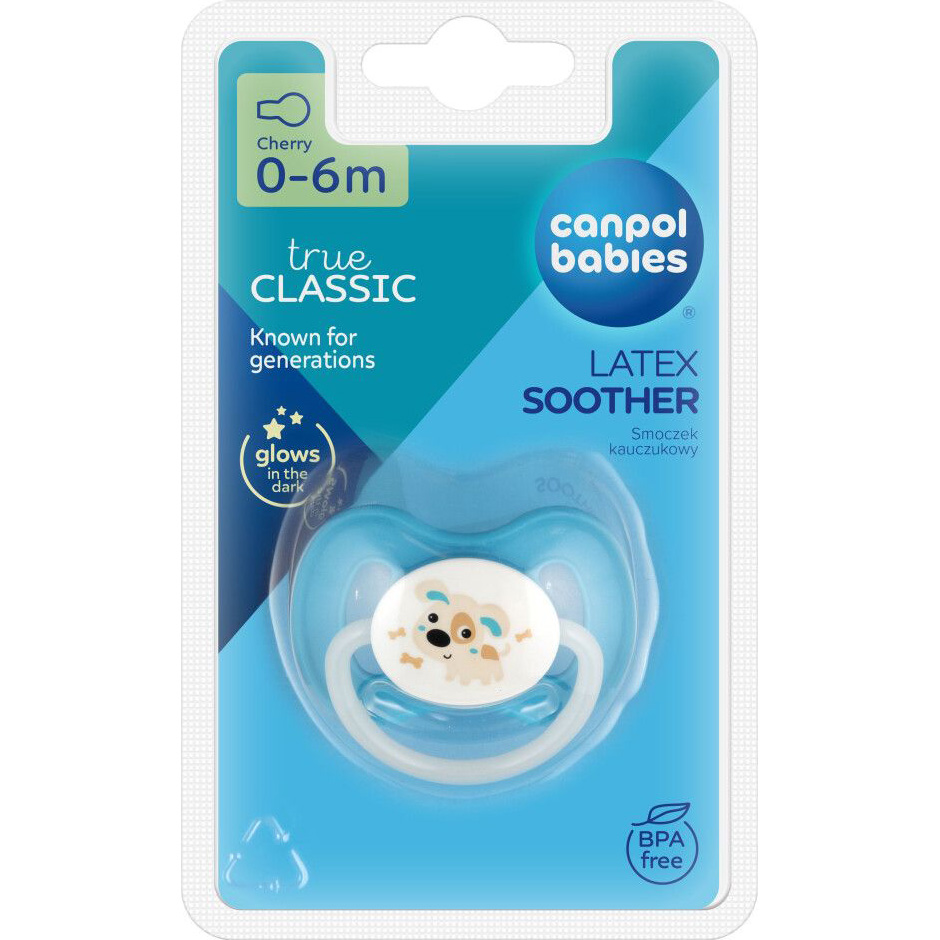 Пустышка CANPOL BABIES Bunny&Company 0-6 месяцев (23/277_blu_new) Размер (возраст) размер А (от 0 до 6 месяцев)