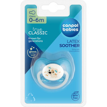 Пустышка CANPOL BABIES Bunny&Company 0-6 месяцев (23/277_blu_new)