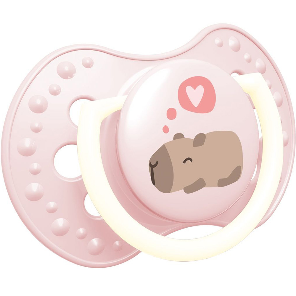 Пустушка LOVI CapiChill 18+ місяців 2 шт Pink (22/934girl) Матеріал силікон