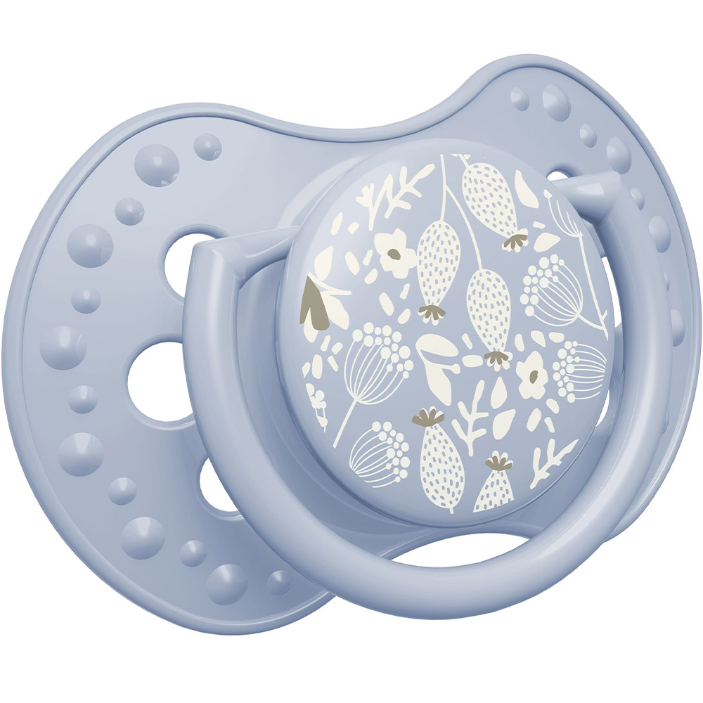 Пустышка LOVI Blossom 0-6 месяцев 2 шт Blue (22/921_newboy) Размер (возраст) размер А (от 0 до 6 месяцев)