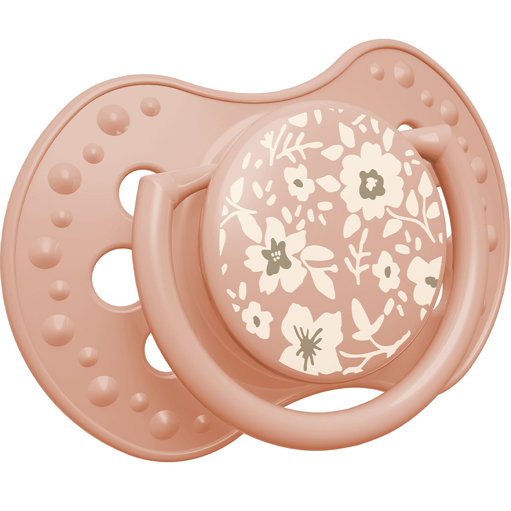 Пустушка LOVI Blossom 0-6 місяців 2 шт Beige (22/921_newgirl) Розмір (вік) розмір А (від 0 до 6 місяців)