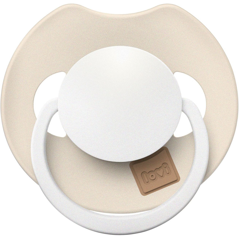 Пустушка LOVI Prime Ivory Glow/Blush Glow 6-18 місяців 2 шт (34/437) Матеріал силікон