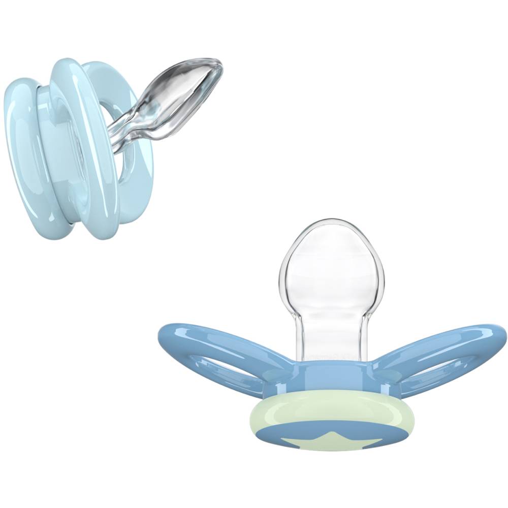 Пустушка DENTISTAR 0-6 міс 2 шт Blue (26204-1) Тип пустишка
