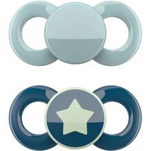 Пустышка DENTISTAR 6-18 мес 2 шт Blue (26294-1)