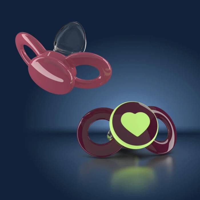 Пустушка DENTISTAR 6-18 міс 2 шт Red/Pink (26294-2) Розмір (вік) розмір В (від 6 до 18 місяців)