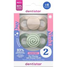 Пустушка DENTISTAR 6-18 міс Beige/Green (26294-3)