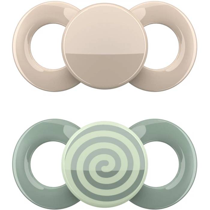 Пустушка DENTISTAR 6-18 міс Beige/Green (26294-3)