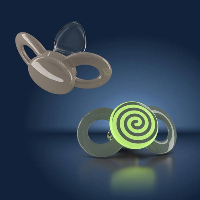 Пустушка DENTISTAR 6-18 міс Beige/Green (26294-3) Розмір (вік) розмір В (від 6 до 18 місяців)