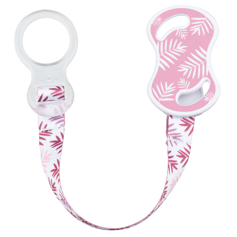 

Клипса-держатель NUVITA NV6070 Pink (NV6070PINKY), Держатель пустышки NV6070 с кольцом цвет розовый