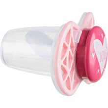 Пустышка NUVITA NV7064 Air55 Cool 0m+ LOVE розово-персиковая (NV7064PR)