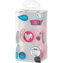 Пустышка NUVITA NV7064 Air55 Cool 0m+ LOVE розово-персиковая (NV7064PR)