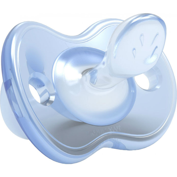 

Пустышка NUVITA Orthosoft Light 0м+ голубая (NV7051Blue), Пустышка орт. Orthosoft Light 0м+ голубая