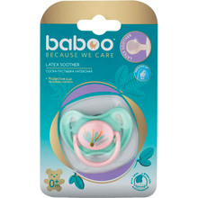 Пустушка латексна Baboo Flora 0 + (90418)