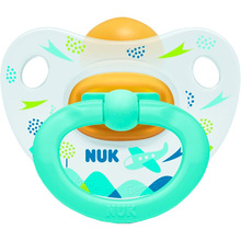 Пустушка NUK Happy Kids Літак Mint (3952339)