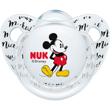 Набір пустушок NUK Trendline Disney Mickey Grey/White 2 шт (3953123)