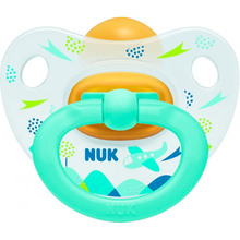 Пустушка NUK Happy Kids Літак Blue (3952329)