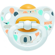 Пустушка NUK Happy Kids Слоник White (3952314)