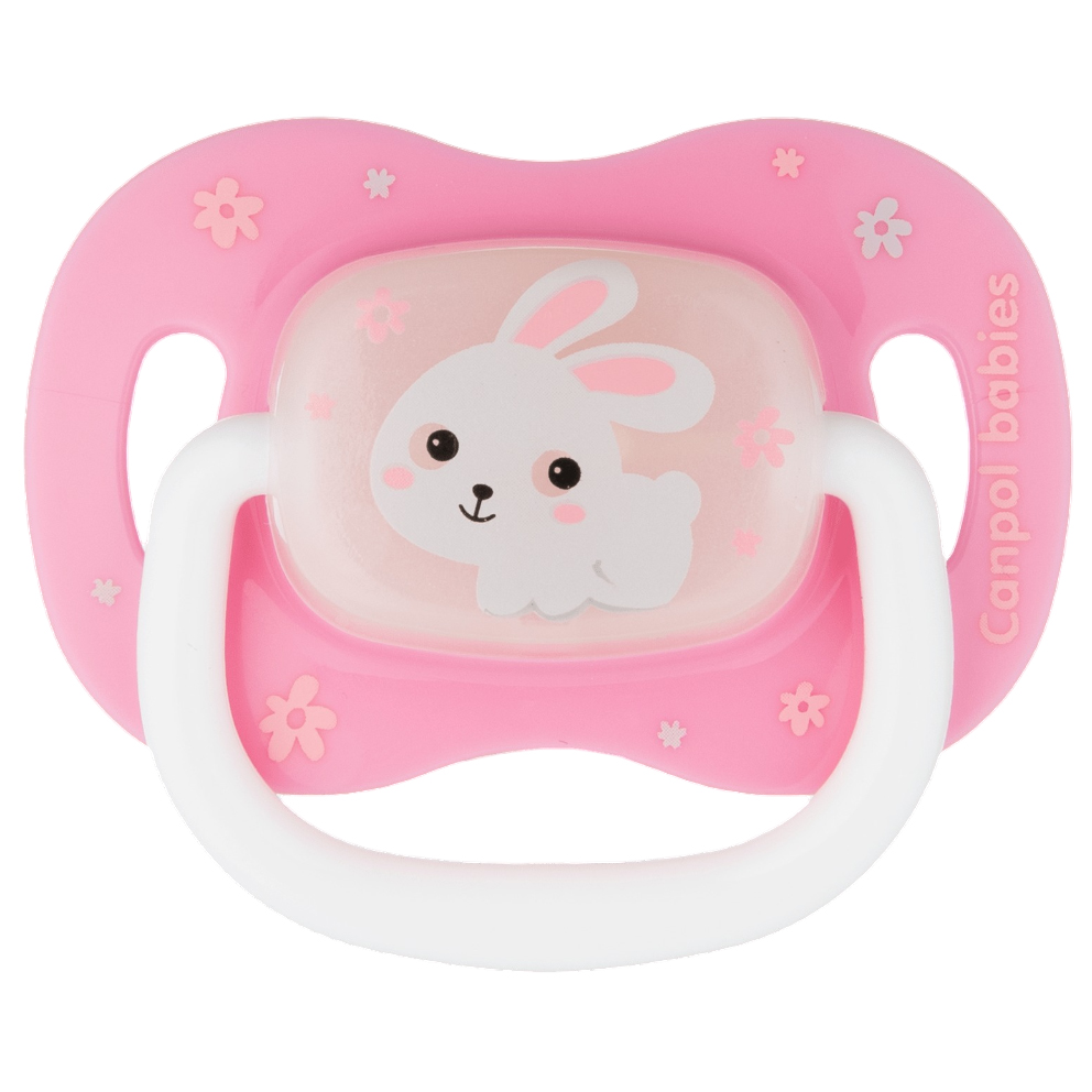 Пустышка CANPOL BABIES Bunny & Company розовый (23/270_pin)