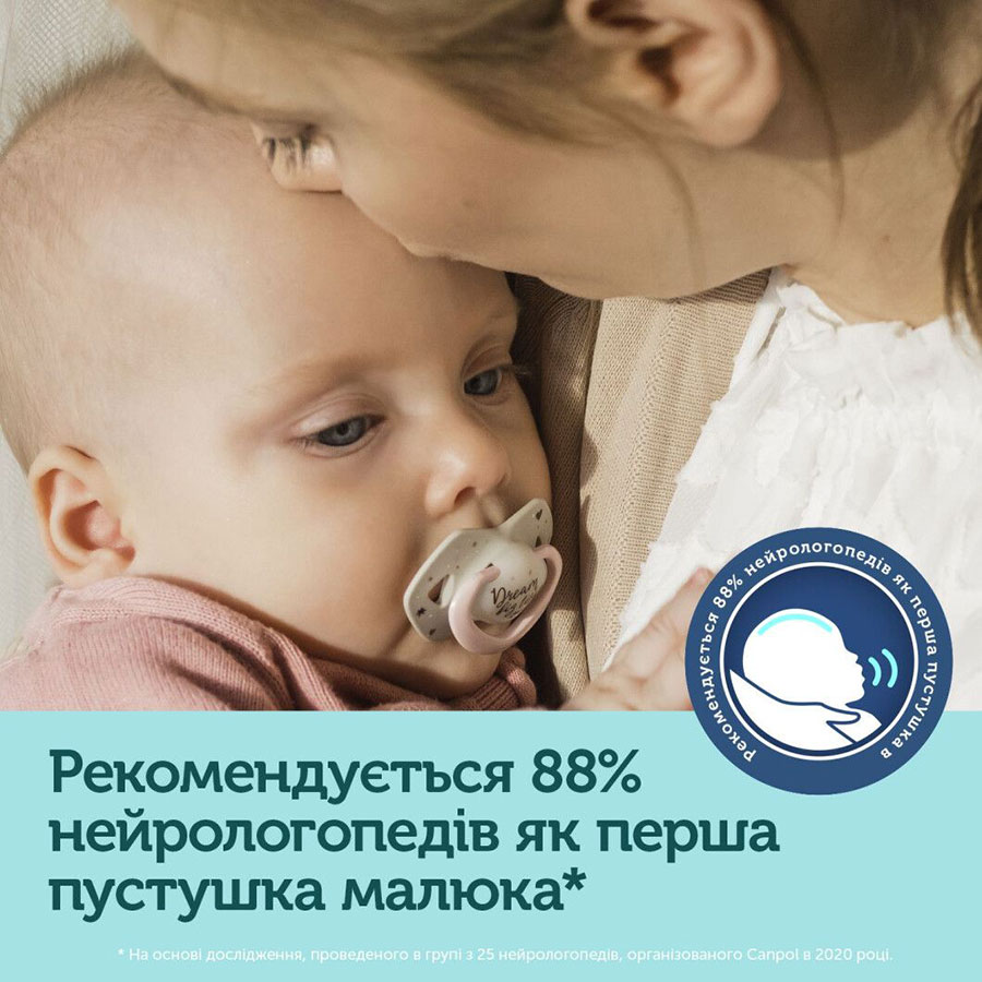 В Україні Набір пустушок CANPOL BABIES Sleepy Koala 0-6 міс., 2 шт., Синій (22/658_blu)