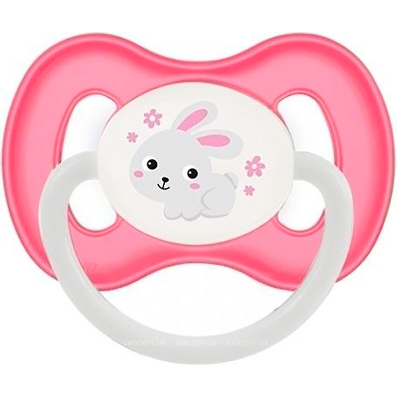 Пустушка CANPOL BABIES Bunny & Company 6-18 міс Pink (23/278_pin)