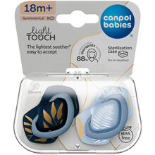 Пустушка Canpol babies Gold 18+ місяців Blue 2 шт (22/666_blu)