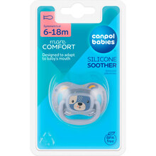 Пустушка Canpol babies CUTE ANIMALS 6-18 місяців Blue (34/925_blu)