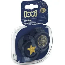 Набір пустушок LOVI 18+ м 2 шт Stardust Blue (22/895_blue)