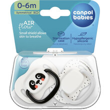 Пустушка CANPOL BABIES BabiesBoo 0-6 міс 2 шт White (34/927_whi)