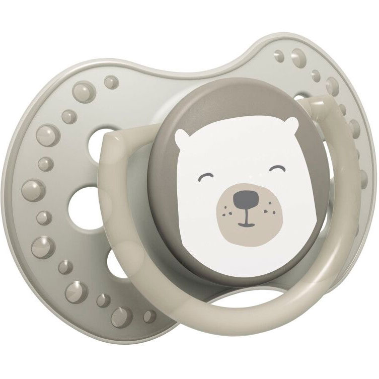 Пустушка Lovi Buddy bear 3-6 місяців Beige 2 шт (22/864) Розмір (вік) розмір А (від 0 до 6 місяців)