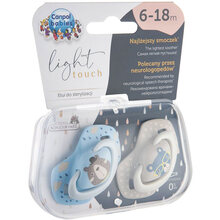 Пустышка CANPOL BABIES Bonjour Paris 6-18 мес 2 шт Blue (22/648_blu)