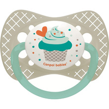 Пустышка Canpol Babies Cupcake симметричная 6-18 мес Grey (23/283_grey)