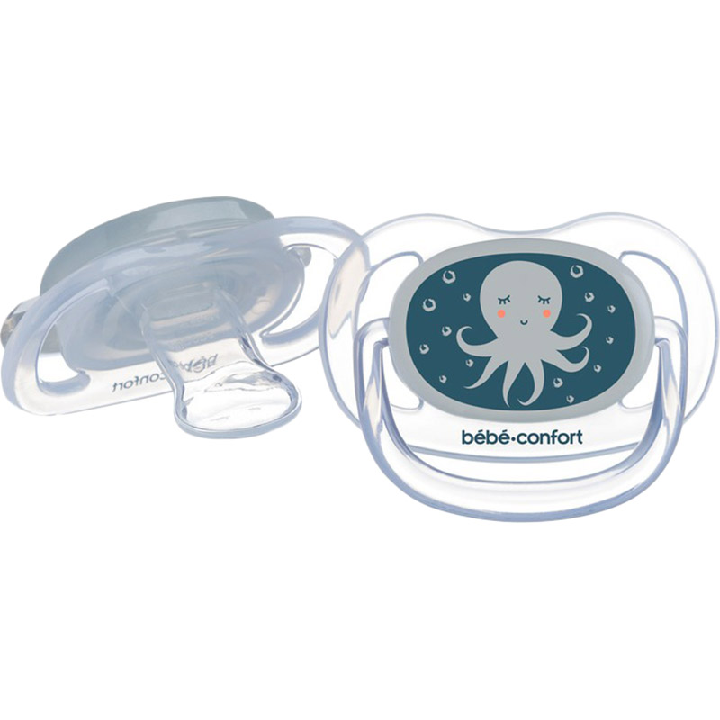 Пустушка Bebe Confort Physio Air Dummy Phospho 0-6 місяців 2 шт Bblue Octopus (3104201940) Тип пустишка