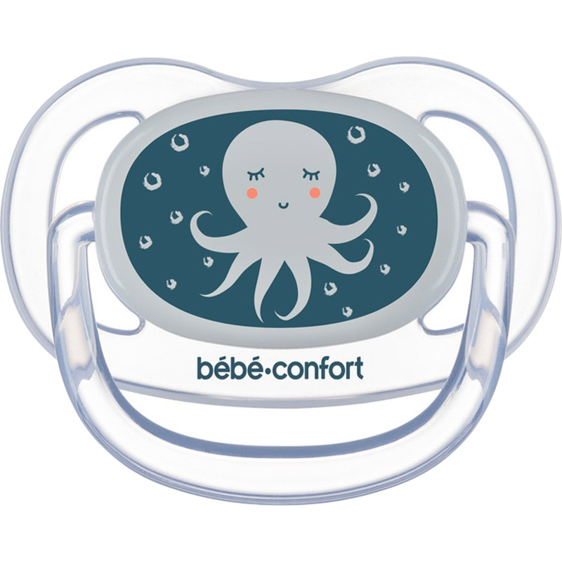 Пустышка Bebe Confort Physio Air Dummy Phospho 0-6 месяцев 2 шт Bblue Octopus (3104201940) Размер (возраст) размер А (от 0 до 6 месяцев)