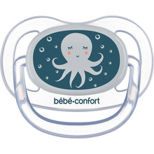 Пустышка Bebe Confort Physio Air Dummy Phospho 0-6 месяцев 2 шт Bblue Octopus (3104201940)