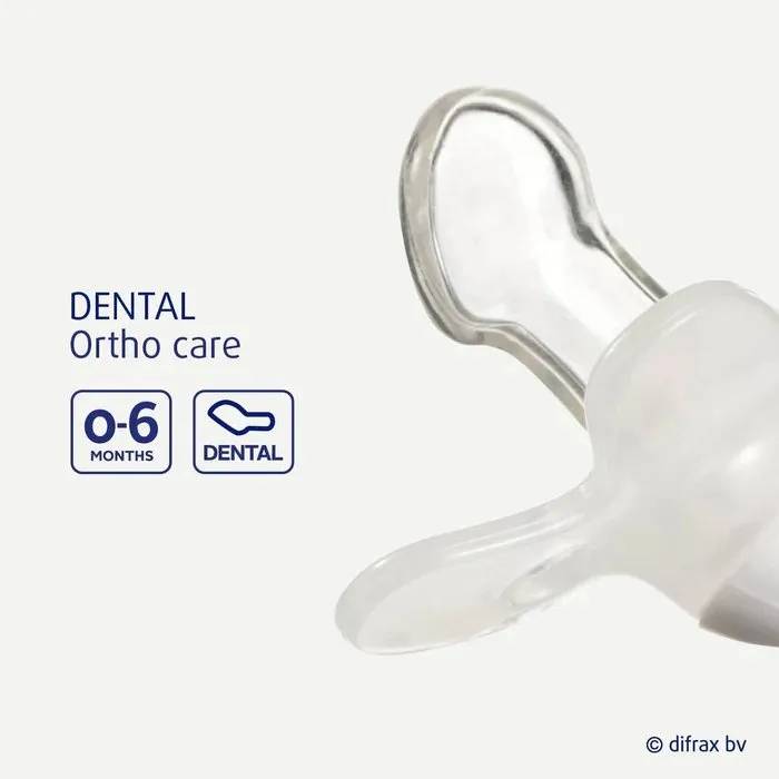 Пустышка DIFRAX Dental силиконовая 0-6 мес. Ice (799 Ice) Тип пустышка