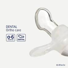 Пустышка DIFRAX Dental силиконовая 0-6 мес. Ice (799 Ice)