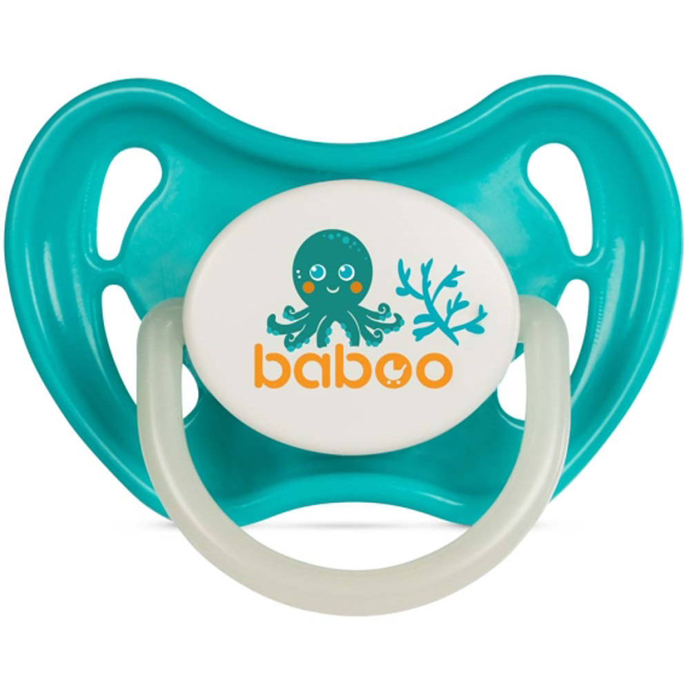 Пустушки BABOO Sea Life 0+ turquoise (5-043) Тип пустишка